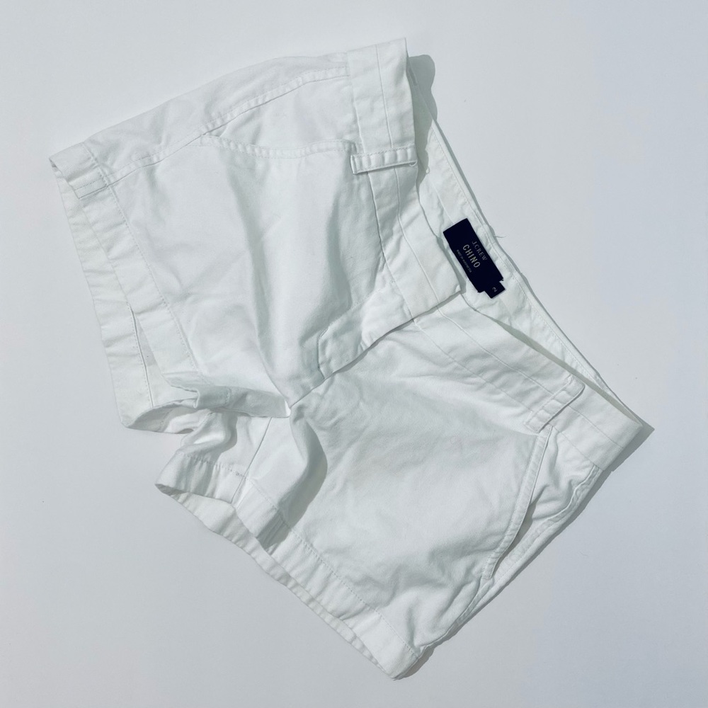 J Crew Chino White Shorts 2